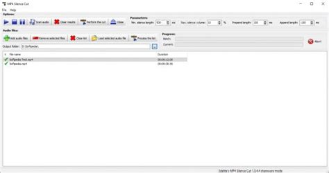 3delite MP4 Silence Cut